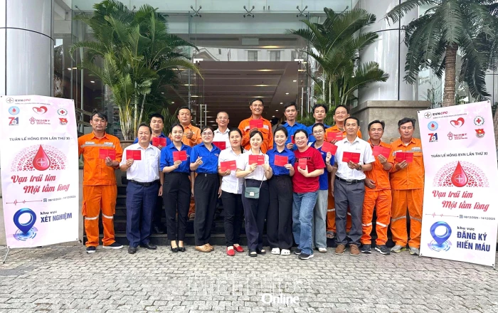 Người lao động Công ty Cổ phần Điện lực Khánh Hòa hiến 113 đơn vị máu