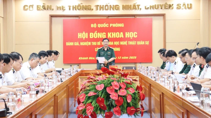 Hội đồng khoa học Bộ Quốc phòng nghiệm thu đề tài khoa học nghệ thuật quân sự