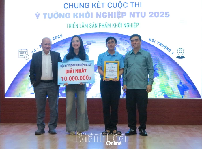 Trường Đại học Nha Trang trao giải Cuộc thi Ý tưởng khởi nghiệp NTU năm 2025