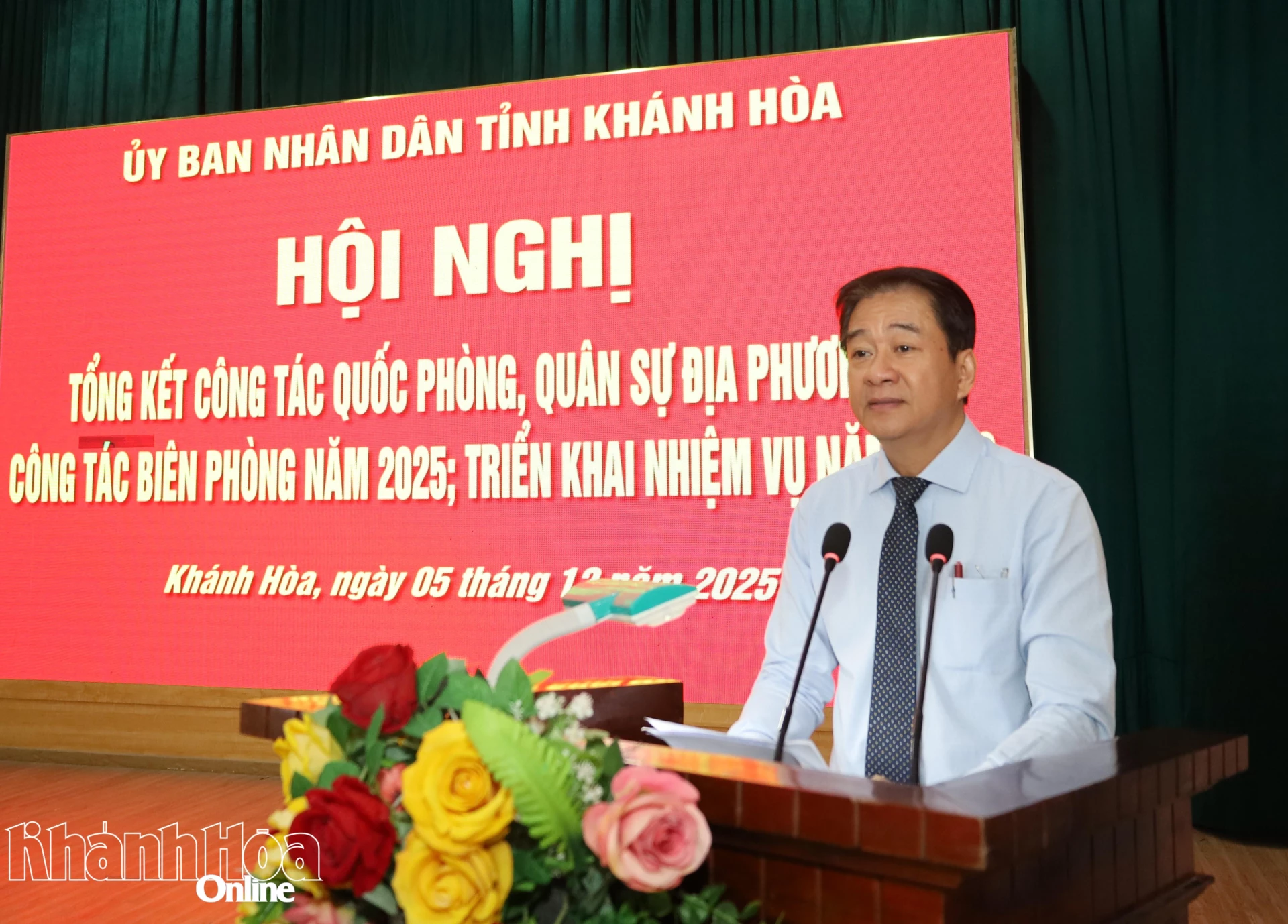 Phó Chủ tịch Thường trực UBND tỉnh Nguyễn Long Biên phát biểu chỉ đạo tại hội nghị.