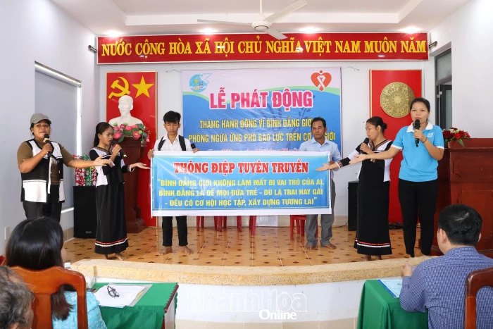 Xã Cam Hiệp phát động Tháng hành động vì bình đẳng giới năm 2025