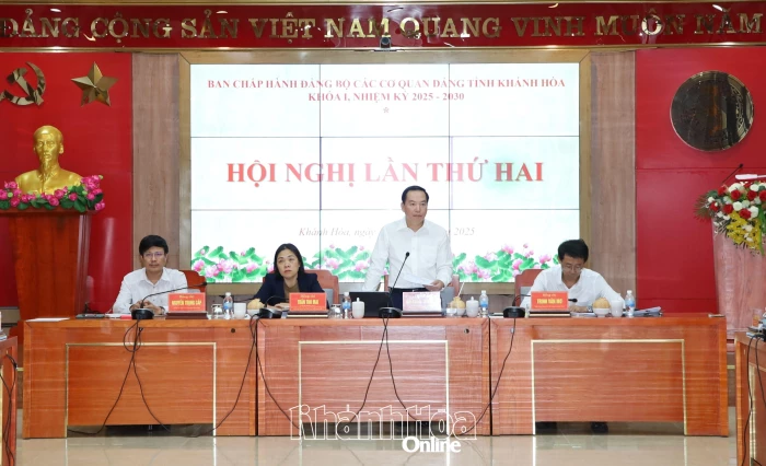 Hội nghị lần thứ 2 Ban Chấp hành Đảng bộ Các cơ quan Đảng tỉnh Khánh Hòa