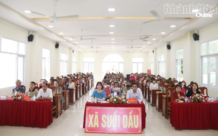 Hội Liên hiệp Phụ nữ xã Suối Dầu phát động hưởng ứng Tháng hành động vì bình đẳng giới