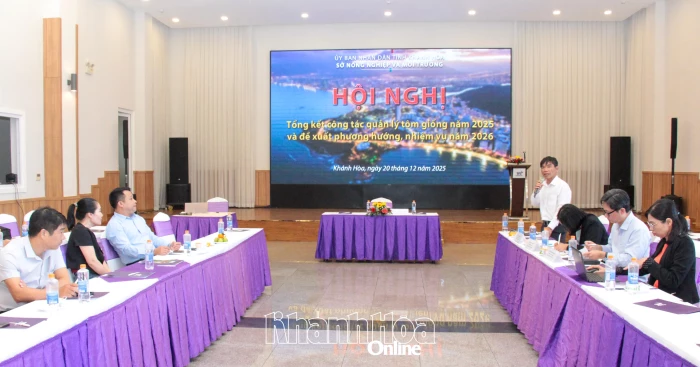 Năm 2025, Khánh Hòa đáp ứng hơn 35% nhu cầu tôm giống cả nước