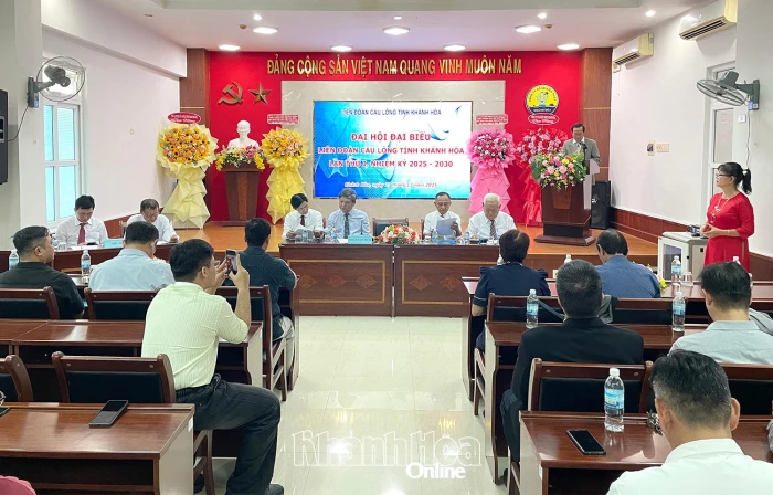 Đại hội đại biểu Liên đoàn Cầu lông tỉnh Khánh Hòa lần thứ I