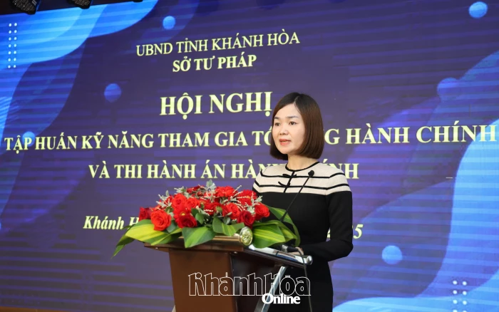 Gần 200 đại biểu được tập huấn kỹ năng tham gia tố tụng hành chính, thi hành án hành chính