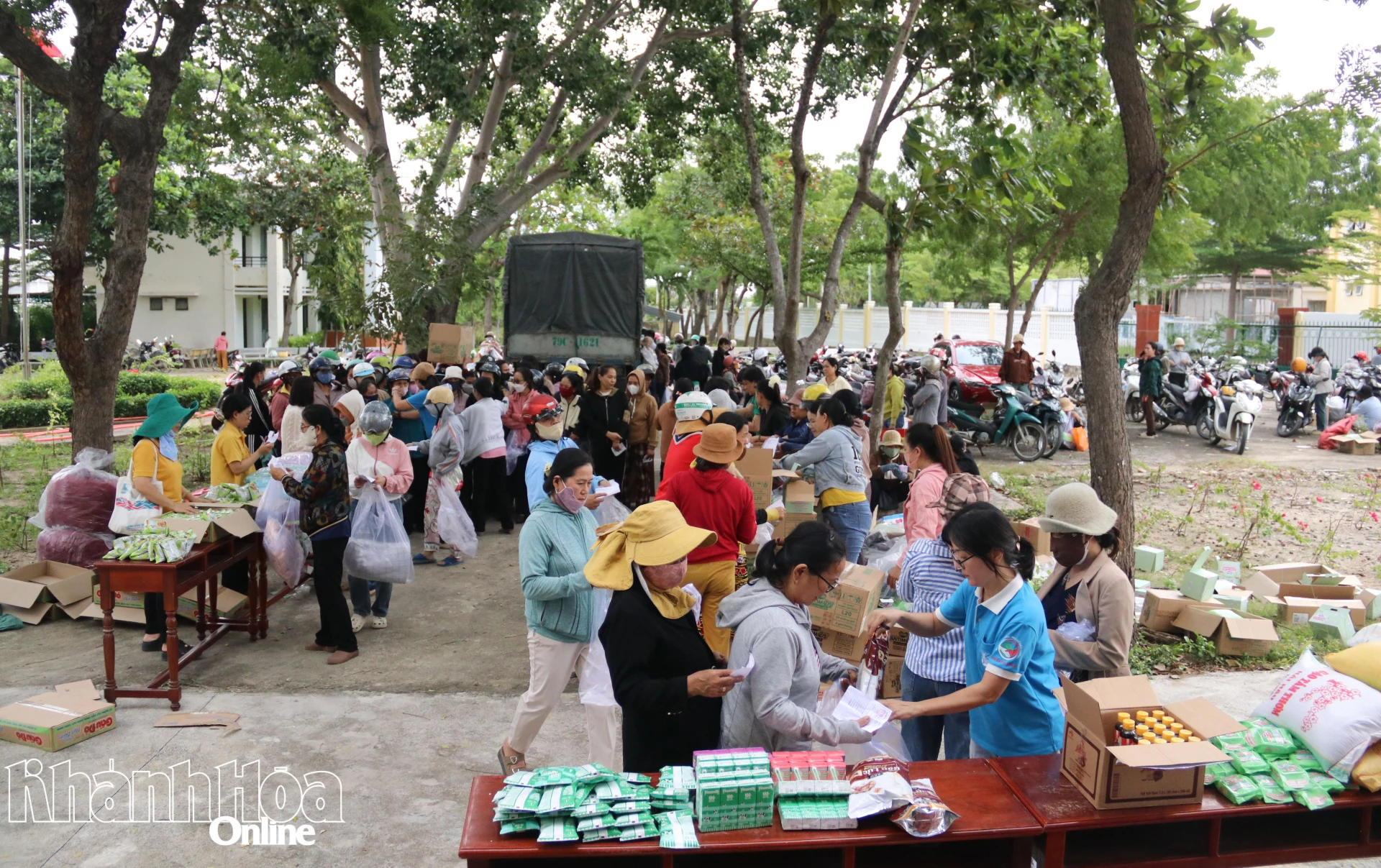 Phiên chợ 0 đồng được tổ chức tại xã Ninh Phước.