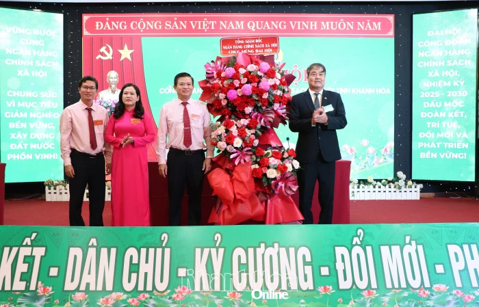 Đại hội Công đoàn cơ sở Ngân hàng Chính sách xã hội tỉnh Khánh Hòa lần thứ I, nhiệm kỳ 2025 – 2030