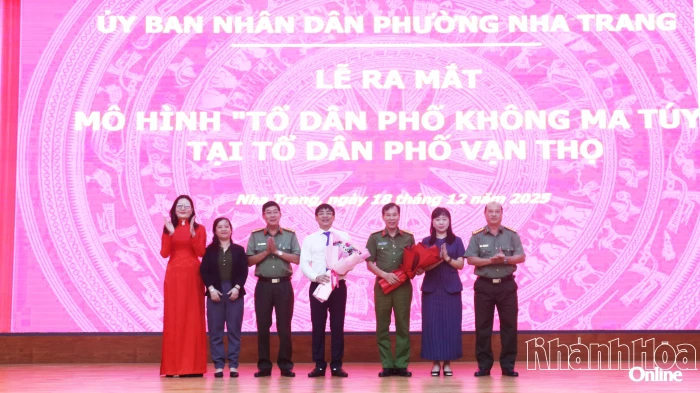Phường Nha Trang ra mắt Mô hình “Tổ dân phố không ma túy”