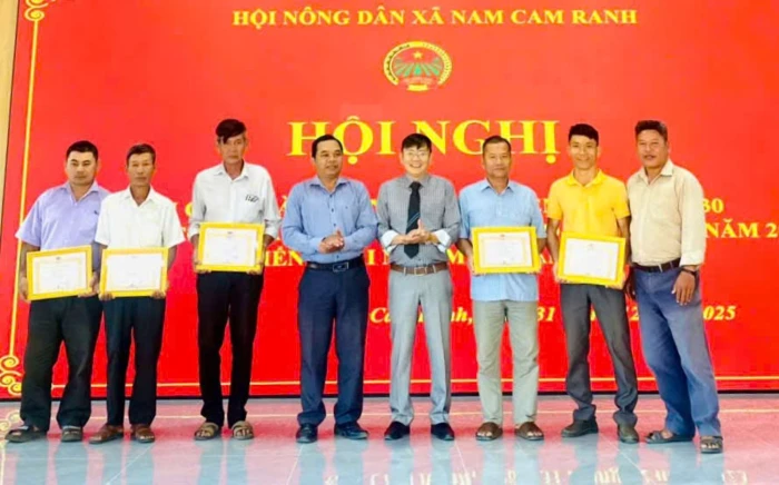 Hội Nông dân xã Nam Cam Ranh tổng kết công tác hội năm 2025