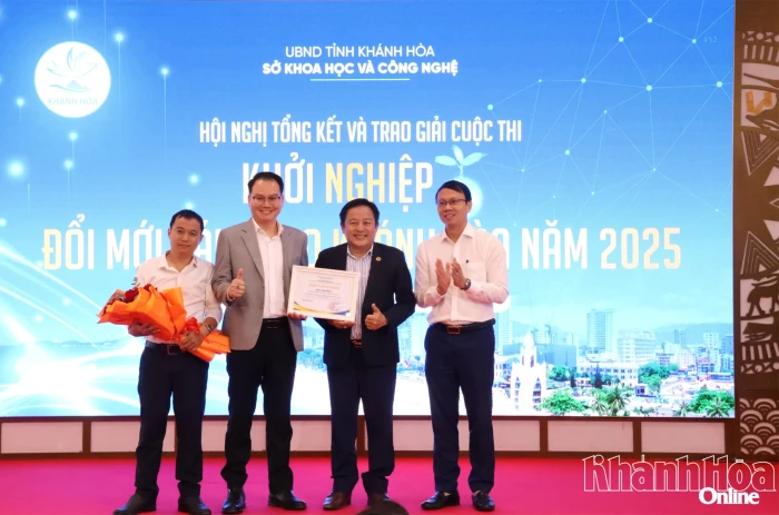 Trao giải cuộc thi Khởi nghiệp đổi mới sáng tạo Khánh Hòa năm 2025