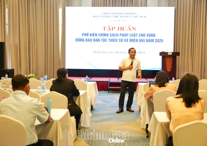 Tập huấn phổ biến pháp luật vùng đồng bào dân tộc thiểu số và miền núi