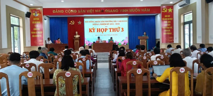 Kỳ họp thứ 3 HĐND phường Bắc Cam Ranh khóa I