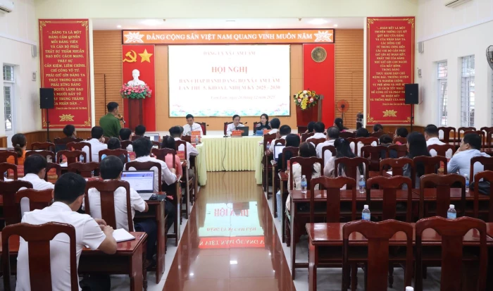 Hội nghị Ban Chấp hành Đảng bộ xã Cam Lâm lần thứ 5