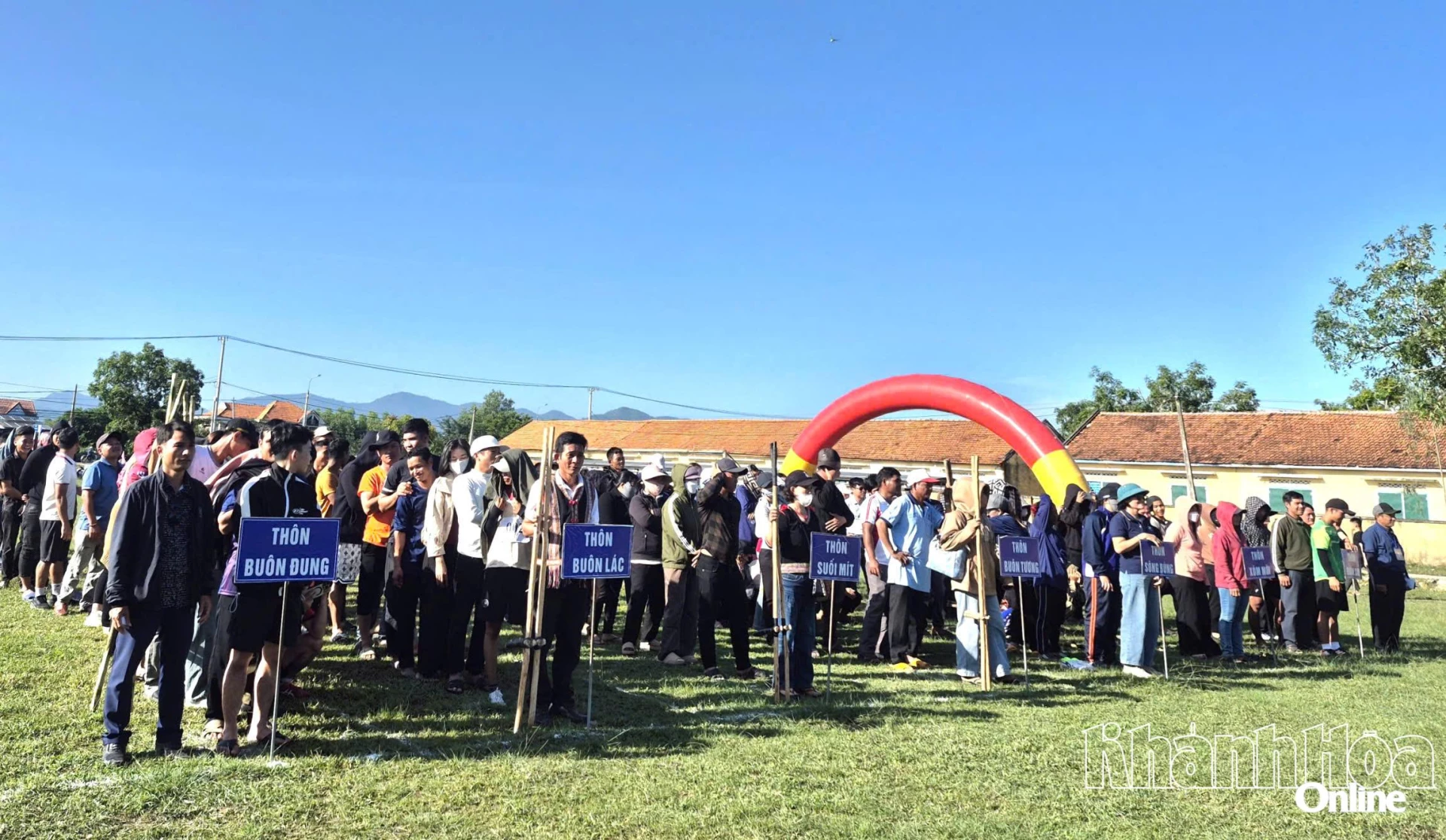 Hội thao thu hút đông đảo các vận động viên tham gia