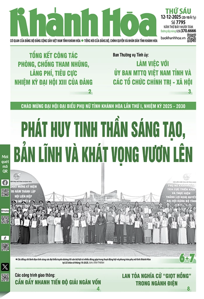 Đọc báo in số 7795 ngày 12/12/2025