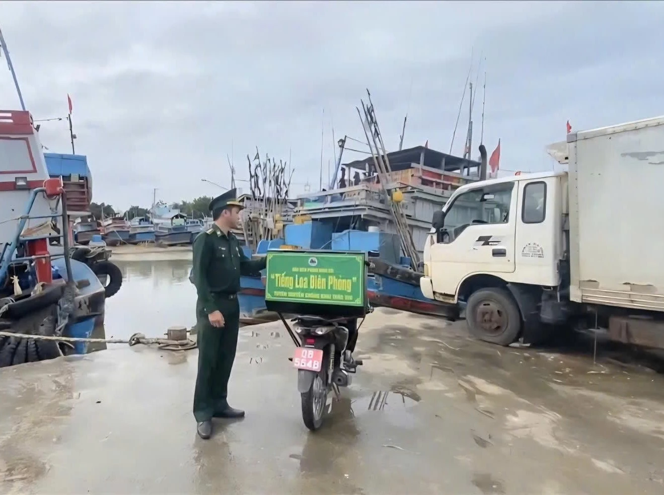 Mô hình Tiếng loa Biên phòng phát huy hiệu quả tuyên truyền pháp luật đến các khu vực biên giới biển.
