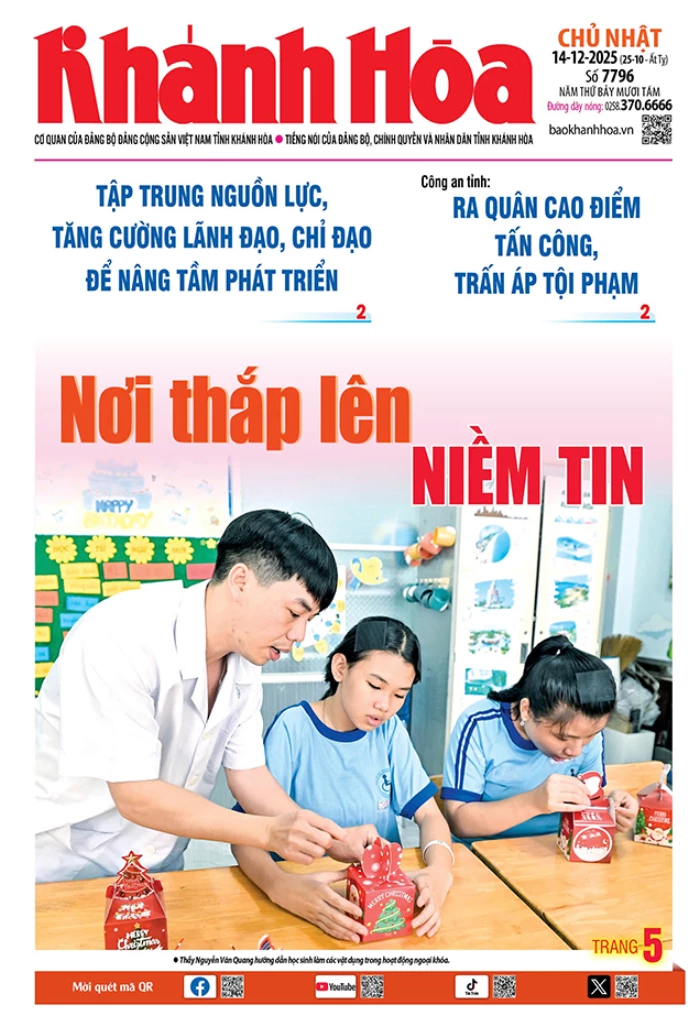 Đọc báo in số 7796 ngày 14/12/2025