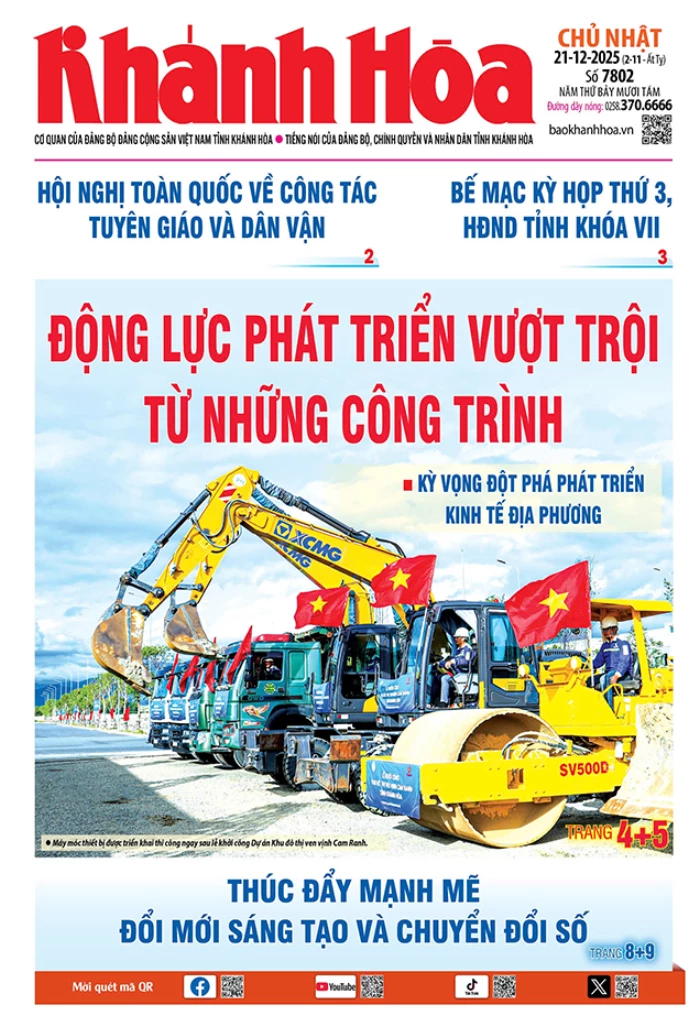 Đọc báo in số 7802 ngày 21/12/2025