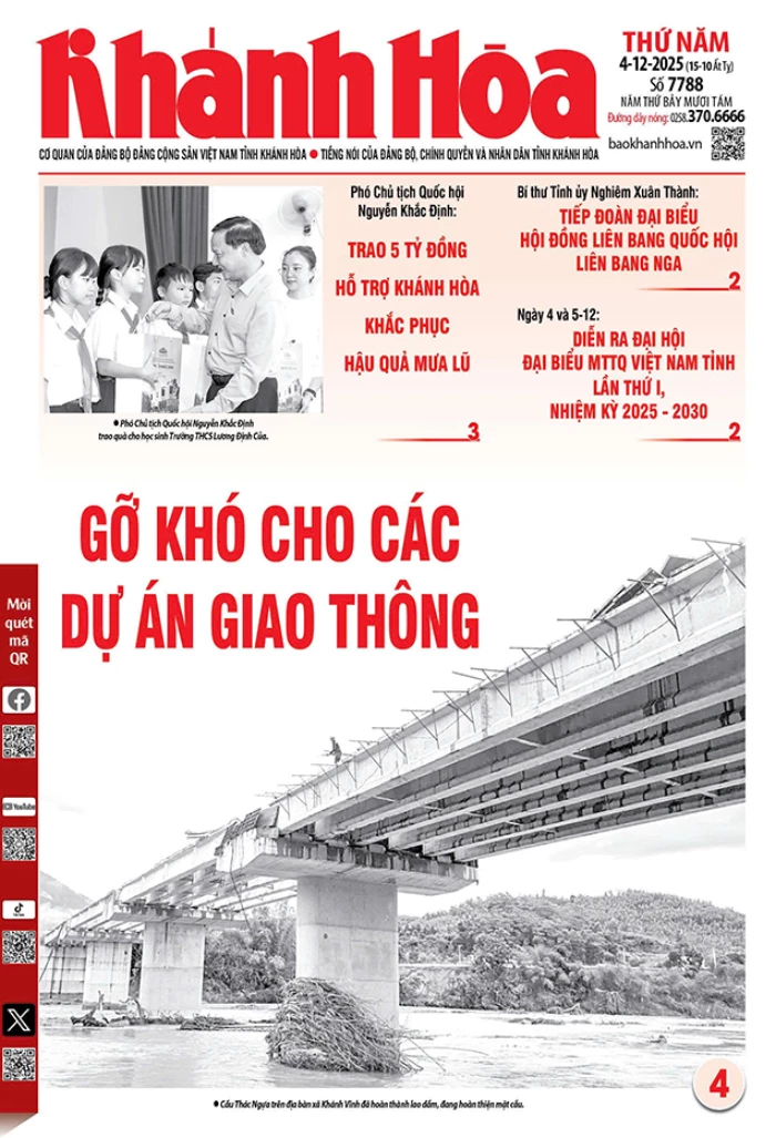 Đọc báo in số 7788 ngày 4/12/2025