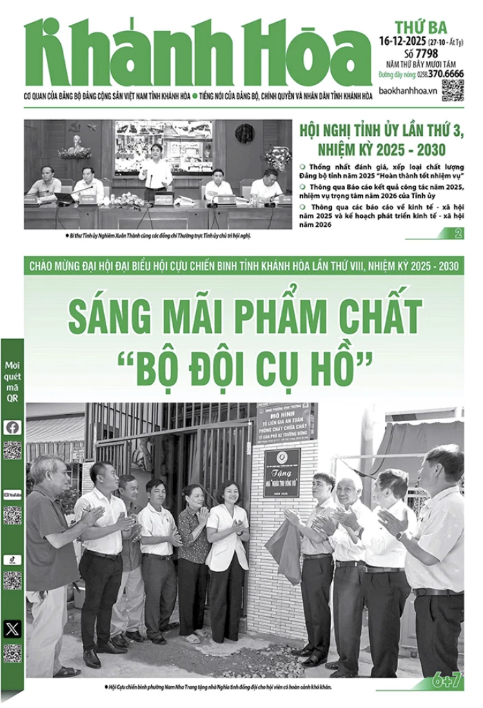 Đọc báo in số 7798 ngày 16/12/2025