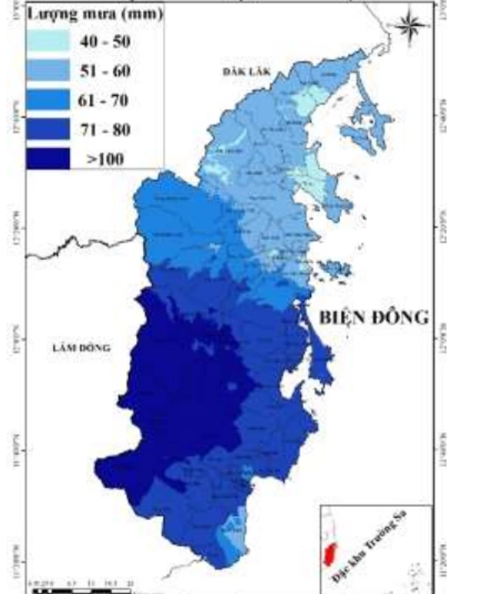 Dự báo mưa lớn trên địa bàn tỉnh Khánh Hòa