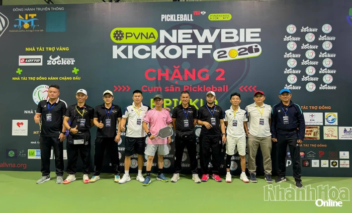 Hơn 100 vận động viên tranh tài tại chặng 2 Giải Pickleball PVNA Newbie Kickoff 2026