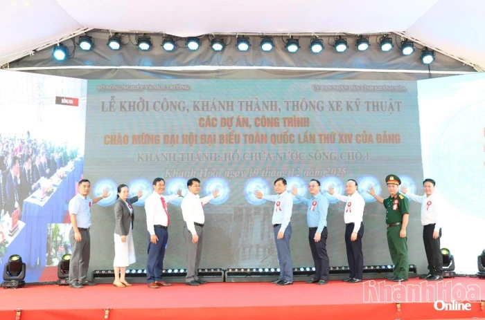 Khánh thành Hồ chứa nước Sông Chò 1