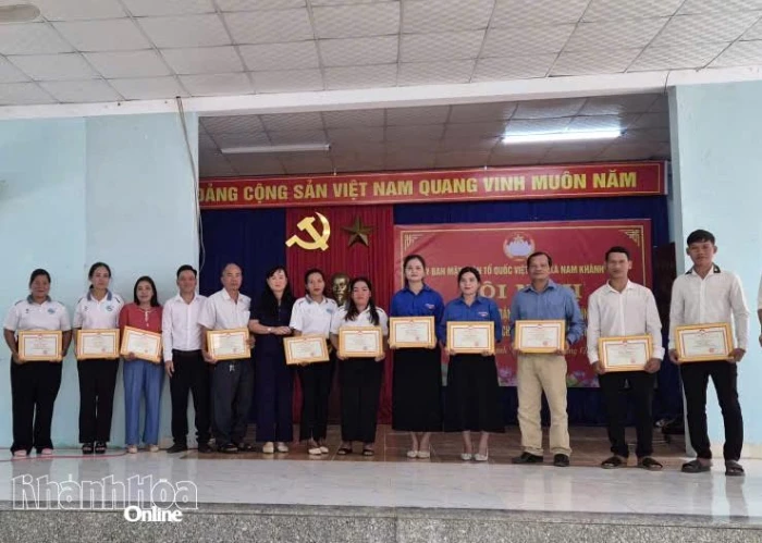 Xã Nam Khánh Vĩnh triển khai công tác mặt trận năm 2026