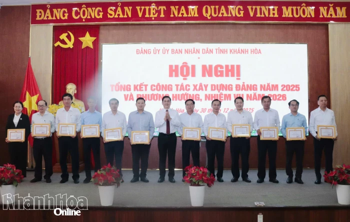 Đảng ủy UBND tỉnh Khánh Hòa triển khai công tác xây dựng Đảng năm 2026