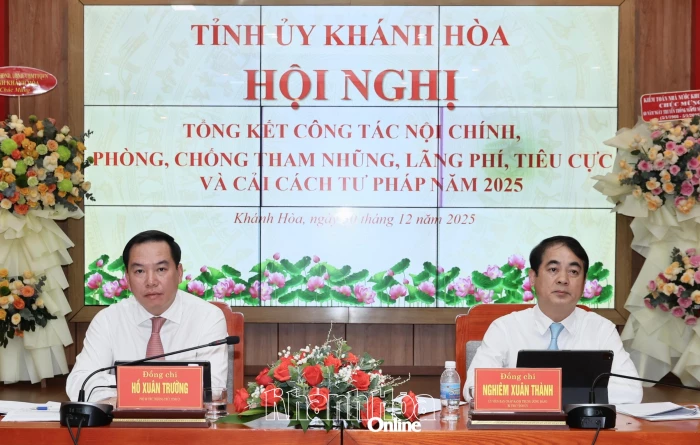 Tổng kết công tác nội chính, phòng, chống tham nhũng, lãng phí, tiêu cực và cải cách tư pháp năm 2025