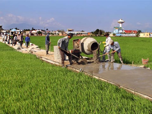 Phước Hậu: Bê tông hóa đường giao thông nội đồng