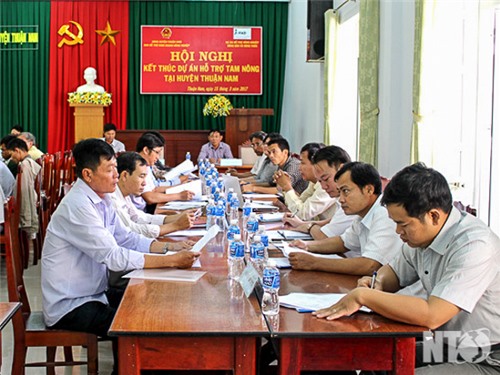 Thuận Nam:  Tổng kết 5 năm thực hiện Dự án Hỗ trợ Tam nông
