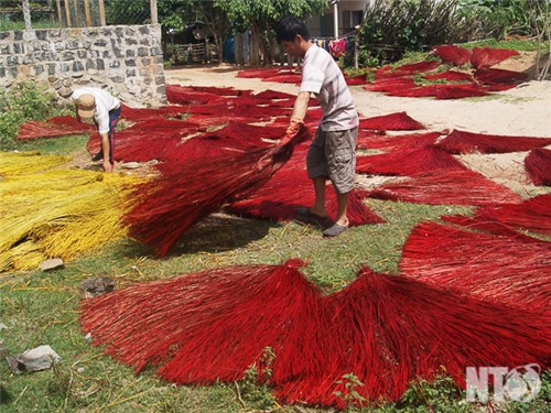 Làng nghề dệt chiếu cói Phú Tân