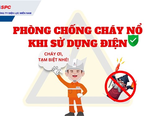 Phòng chống cháy nổ khi sử dụng điện