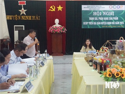 Ninh Hải: Đánh giá, phân hạng sản phẩm OCOP năm 2024