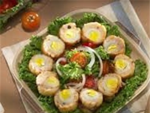 Cá cuộn tôm trứng cút