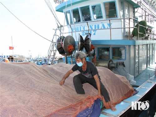 Ngư dân huyện Ninh Hải vào vụ cá Nam