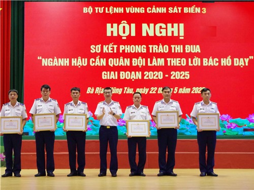 Ngành Hậu cần Bộ Tư lệnh Vùng Cảnh sát biển 3 làm theo lời Bác