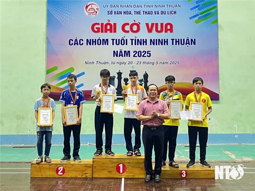 Bế mạc Giải cờ vua các nhóm tuổi tỉnh Ninh Thuận năm 2025