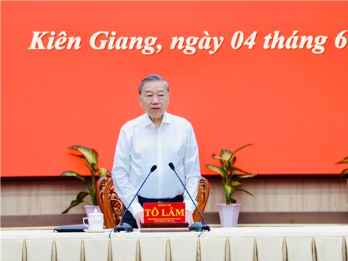 Tổng Bí thư Tô Lâm: Hợp nhất An Giang và Kiên Giang mở ra cơ hội tái cấu trúc hệ thống hạ tầng vùng