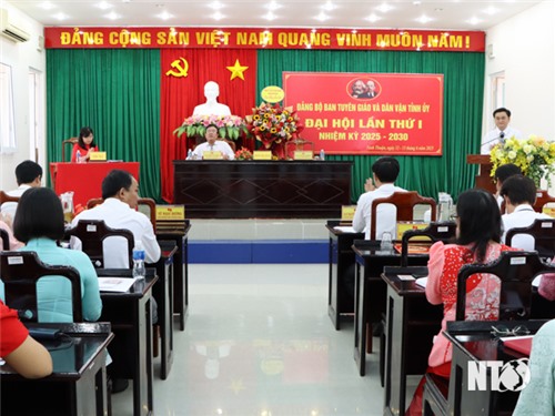 Đảng bộ Ban Tuyên giáo và Dân vận Tỉnh ủy: Tổ chức đại hội nhiệm kỳ 2025-2030