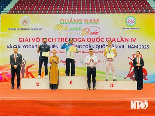 Ninh Thuận đạt 7 Huy chương vàng tại Giải Yoga Quốc tế Quảng Nam– Việt Nam lần thứ II năm 2025