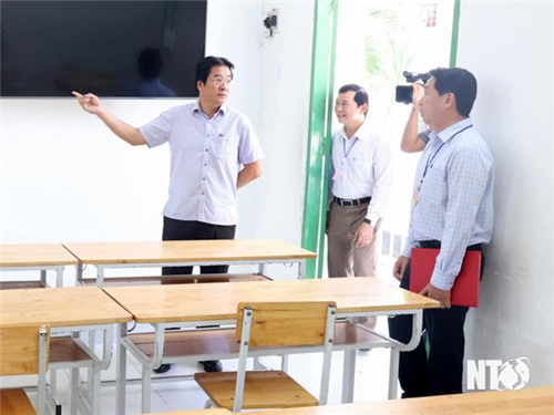 Lãnh đạo UBND tỉnh kiểm tra công tác chuẩn bị tổ chức kỳ thi tốt nghiệp THPT năm 2025