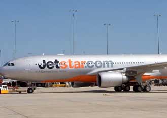 Máy bay của hãng hàng không Jetstar Pacific (Ảnh: tin nhanh)