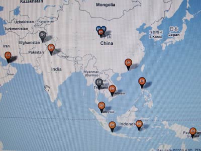 VN sẽ tham gia chiến dịch Giờ Trái đất 2009. Ảnh chụp lại từ www.earthhour.org