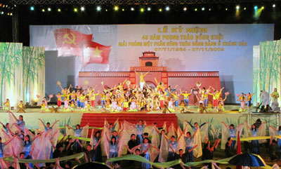 Sân khấu hóa 45 năm phong trào Đồng khởi giải phóng một phần nông thôn, đồng bằng ở Khánh Hòa 