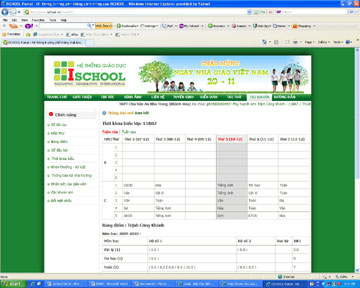 Phụ huynh có thể lên mạng tìm hiểu việc học của con ở trường