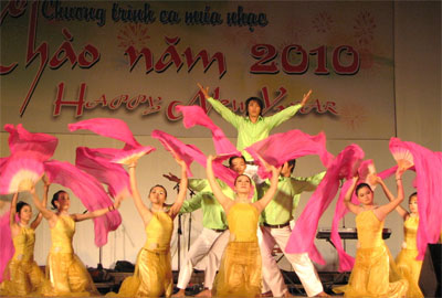 Hoạt động mừng năm mới 2010
