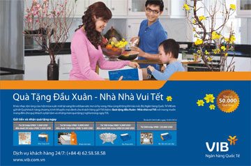 50.000 quà tặng đầu Xuân dành cho khách hàng gửi tiết kiệm